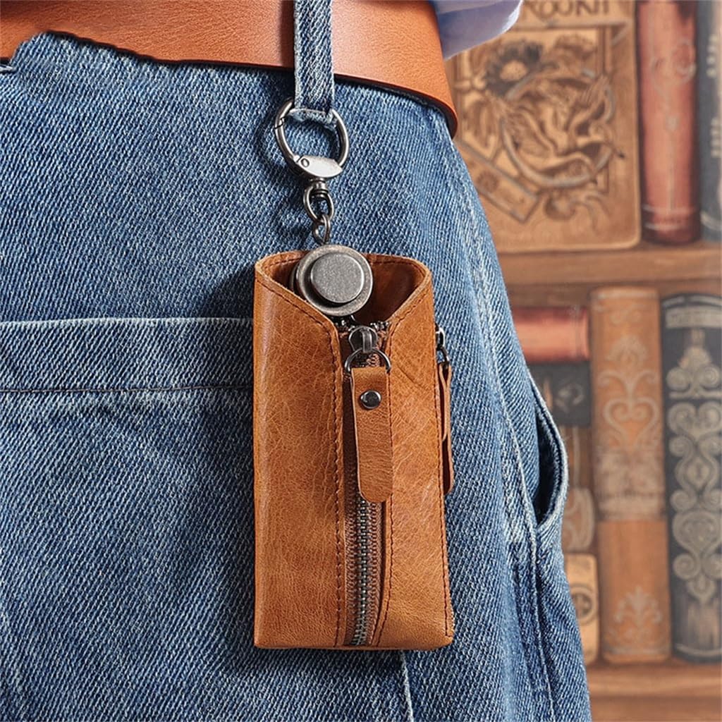 Retro car key bag multifunctional personality key storage bag portable