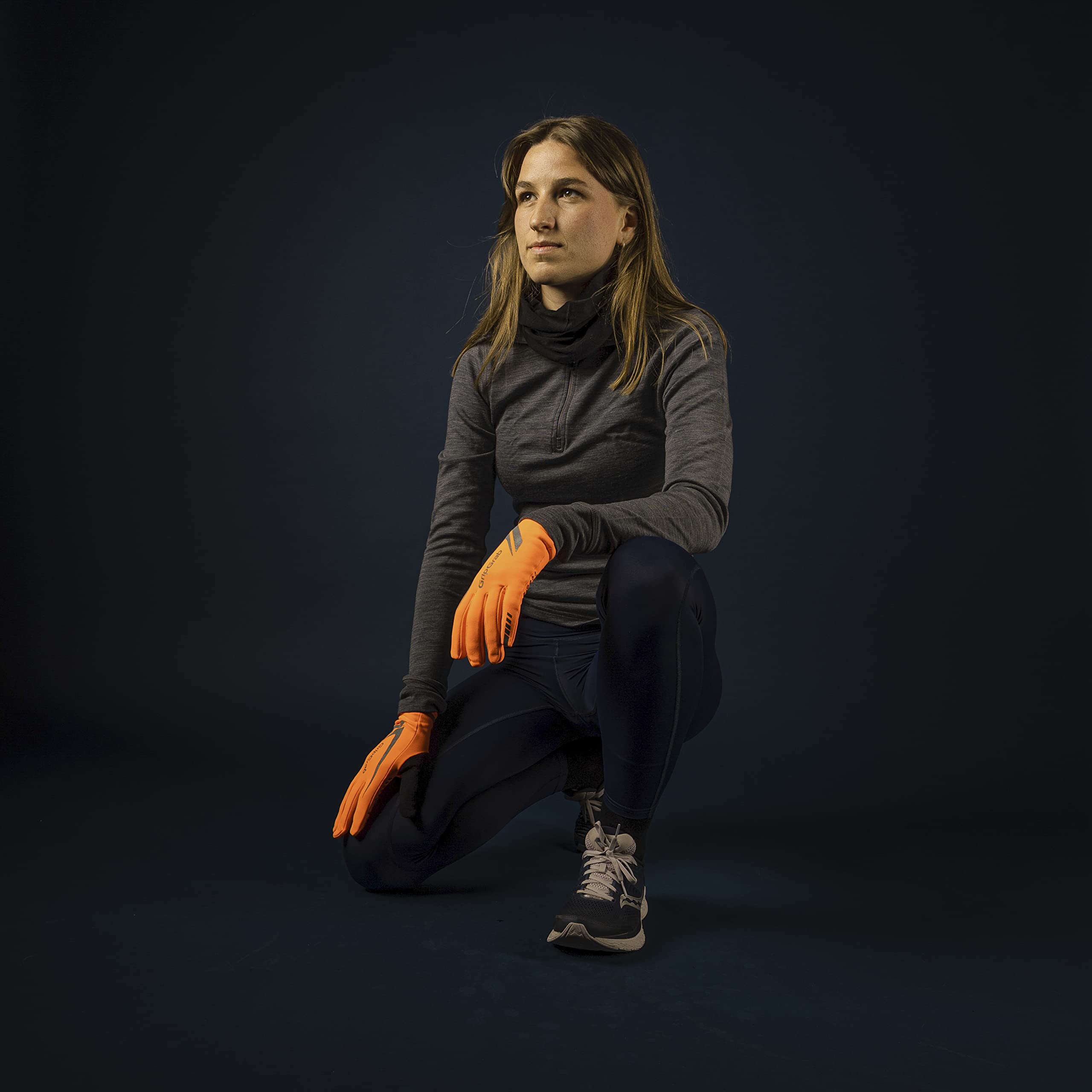 GripGrab Guantes de Running de Invierno Expert Winter Térmicos Touchscreen Alta Visibilidad Transpirables Hombre Mujer, Unisex Adulto