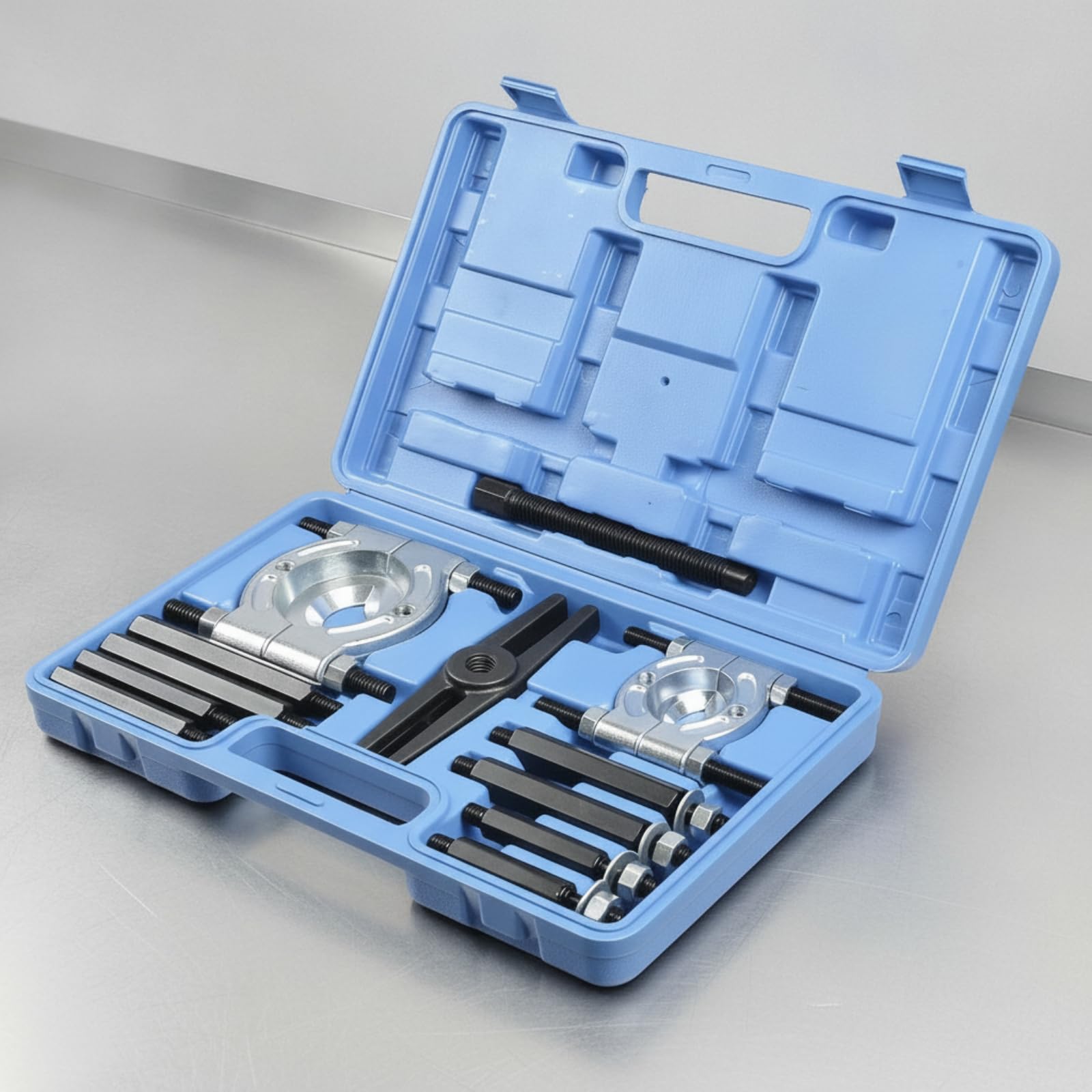 12 Pezzi Kit Estrattore Cuscinetti Robusto Estrattori Cuscinetti Completo Utensili per Meccanici