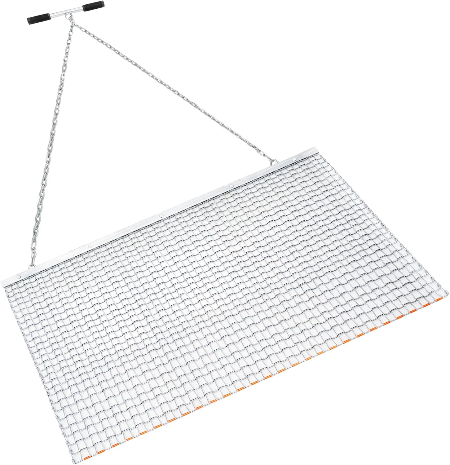 4 x 3 ft Heavy Duty Durable Drag Mat Steel Mesh Field Surface Leveling Drag Mat for Manual or Vehicle Pulling ATV/UTV and Tractors