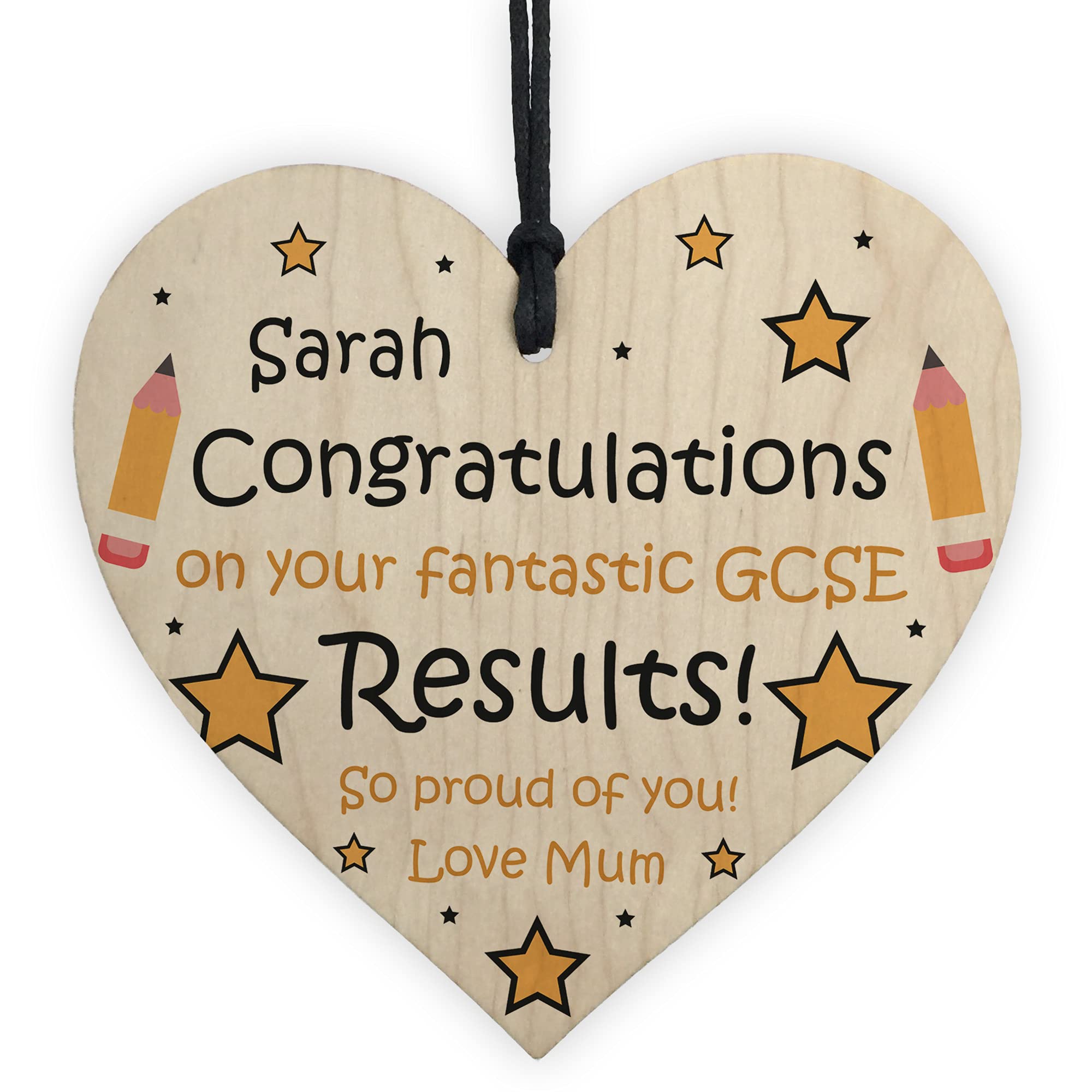 Red Ocean Personalised Gcse Results Gift Congratulations Gift Leaving School Daughter Son Gift