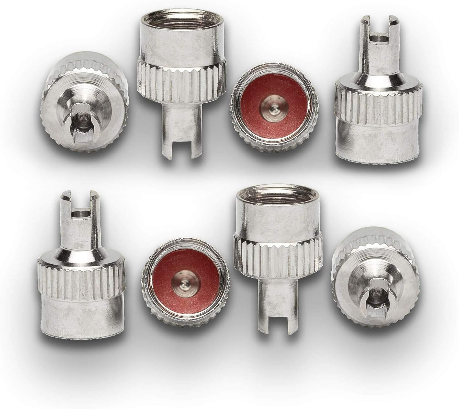 4 Bunte Metall-Ventilkappen Für Auto, Motorrad & Fahrrad - Verhindern Luftverlust Und Schmutz