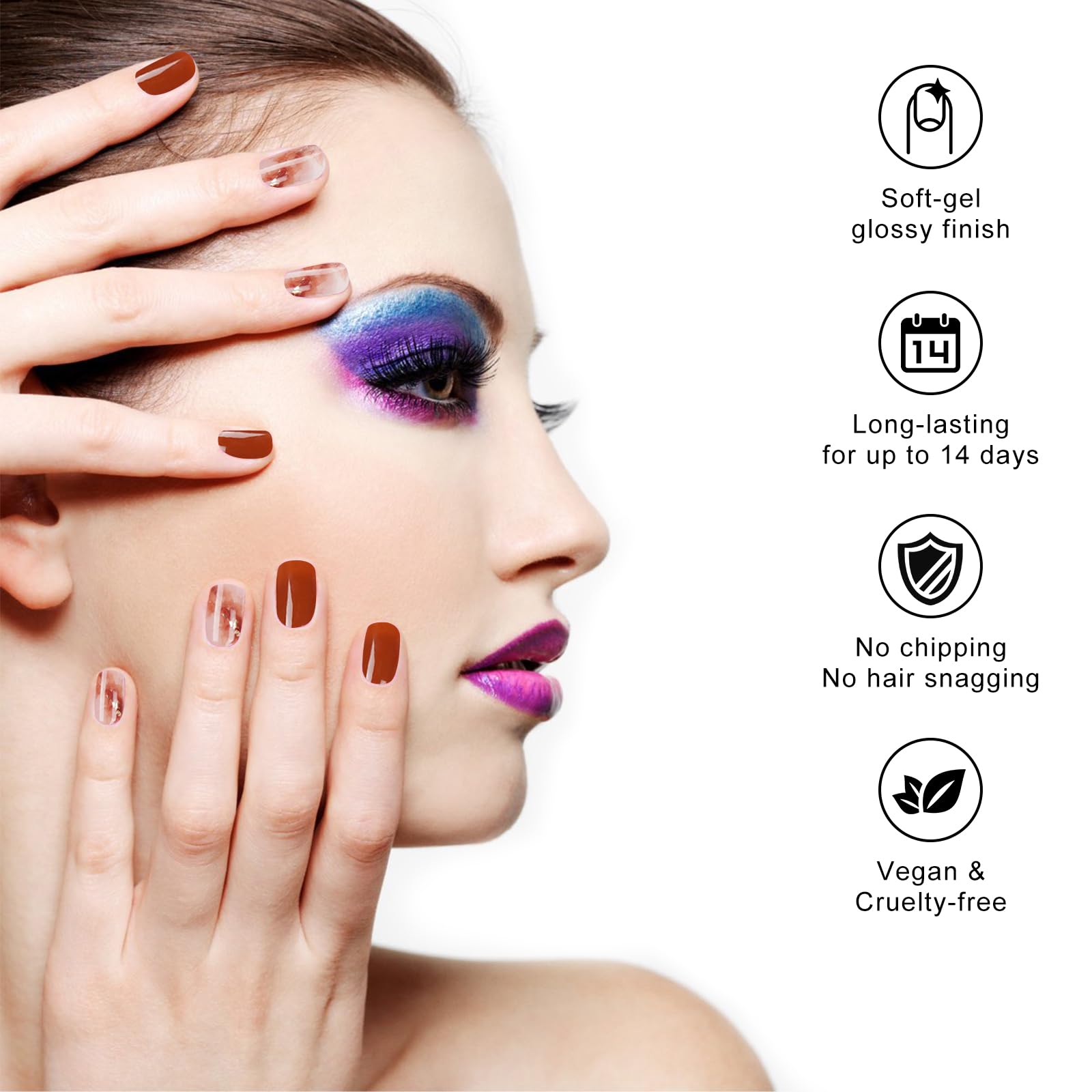 Semi Cured Gel Nail Wraps - Image 4