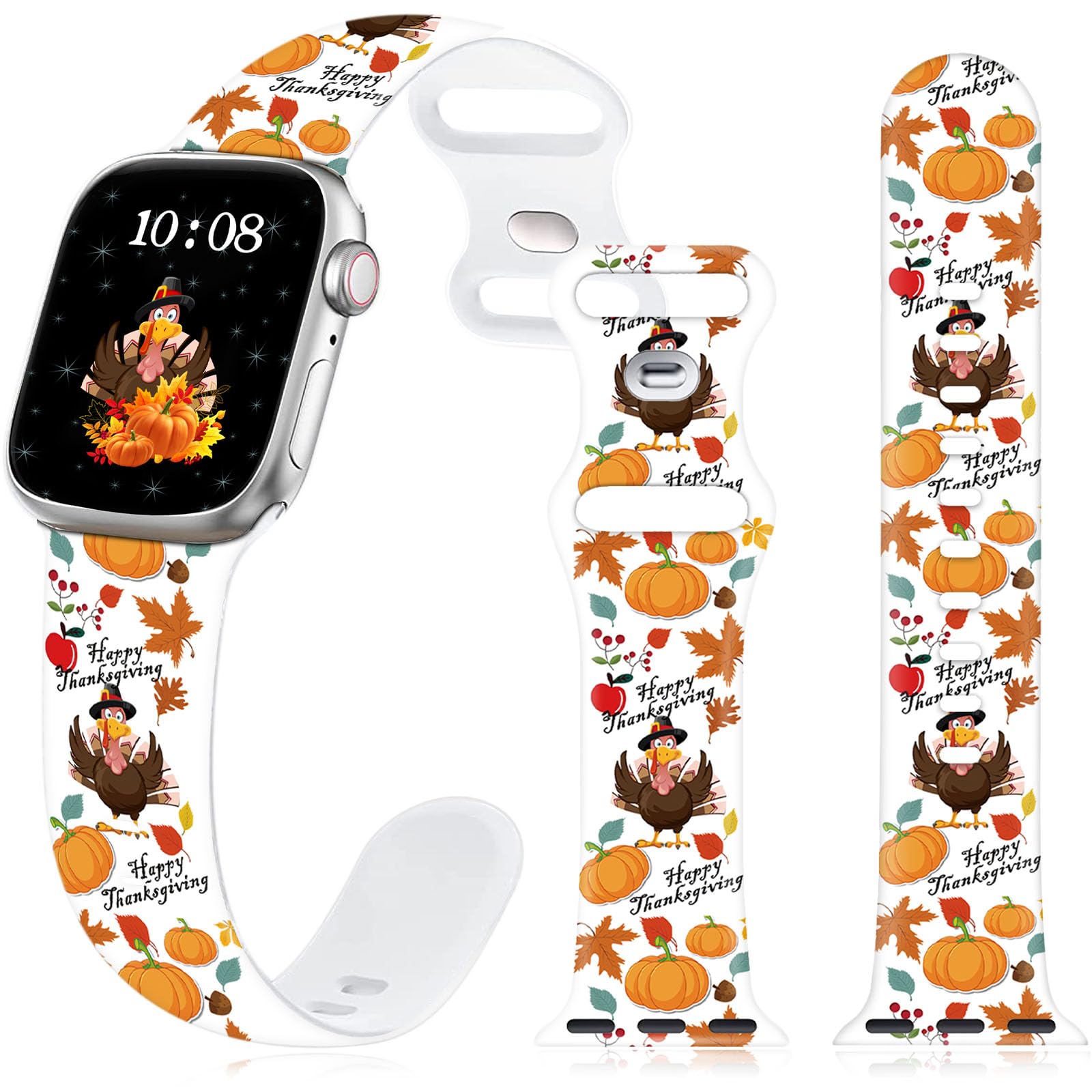 Replacement Bands Thanksgiving Apple Watch Band COFNJYChristmas