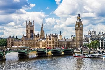 Big Ben and the House of Parliament London Photo Photograph Cool Wall Art Print Poster 18x12