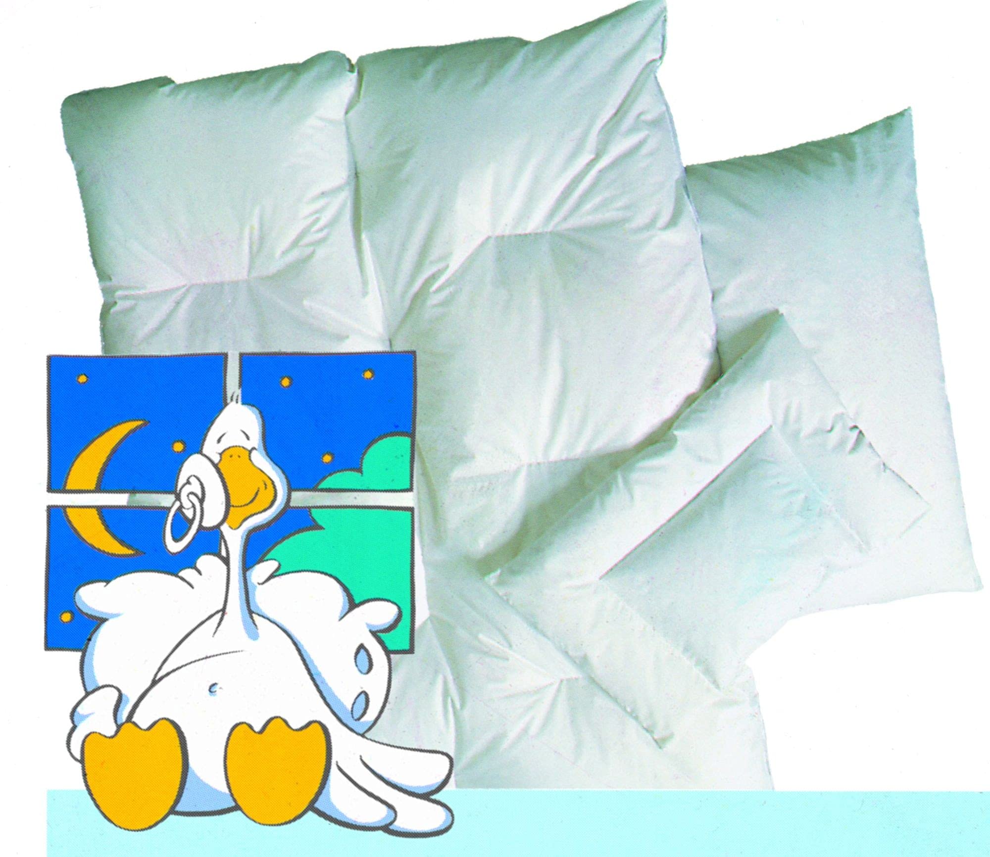 ARO Kinderbett Set Federn & DAUNEN: Steppbett(100x135cm) & Kissen (40x60cm), 9033310
