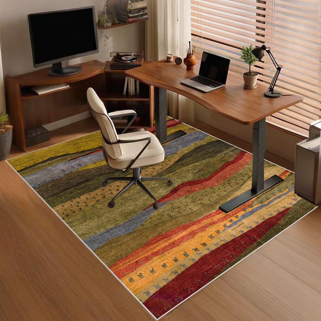 Office Chair Mat Non-slip, Hard-Floor Chair Mats, Desk Chair Mat large, Gaming Chair Mat for Desks, Office and Home, Carpet Protector Chair Mat, Floor Mat for Office Chair on Carpet 200 x 300 cm
