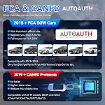 OBD2 Scanner, MUCAR 682 Outil de diagnostic de voiture AI-Assisted, outil de balayage bidirectionnel automobile, scanner de voiture de systèmes complets, scanner pour voiture avec 20+ Réinitialisez CAN FD & FCA SGW, Mise à jour sur la vie