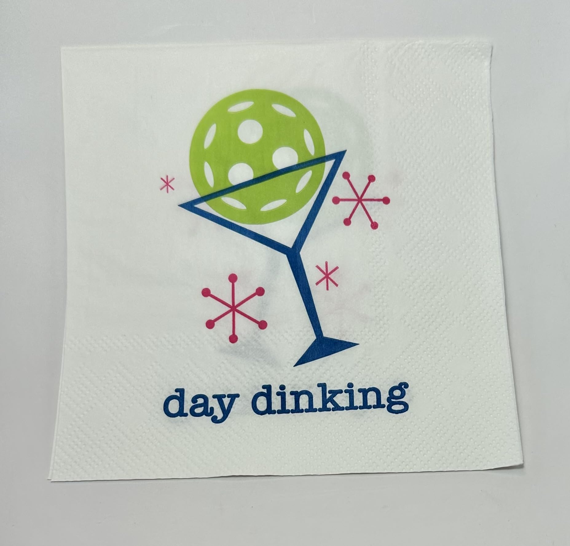 pb&jelly Pickleball Party Napkins - 60 Count, 2-Ply, Yellow, Paper