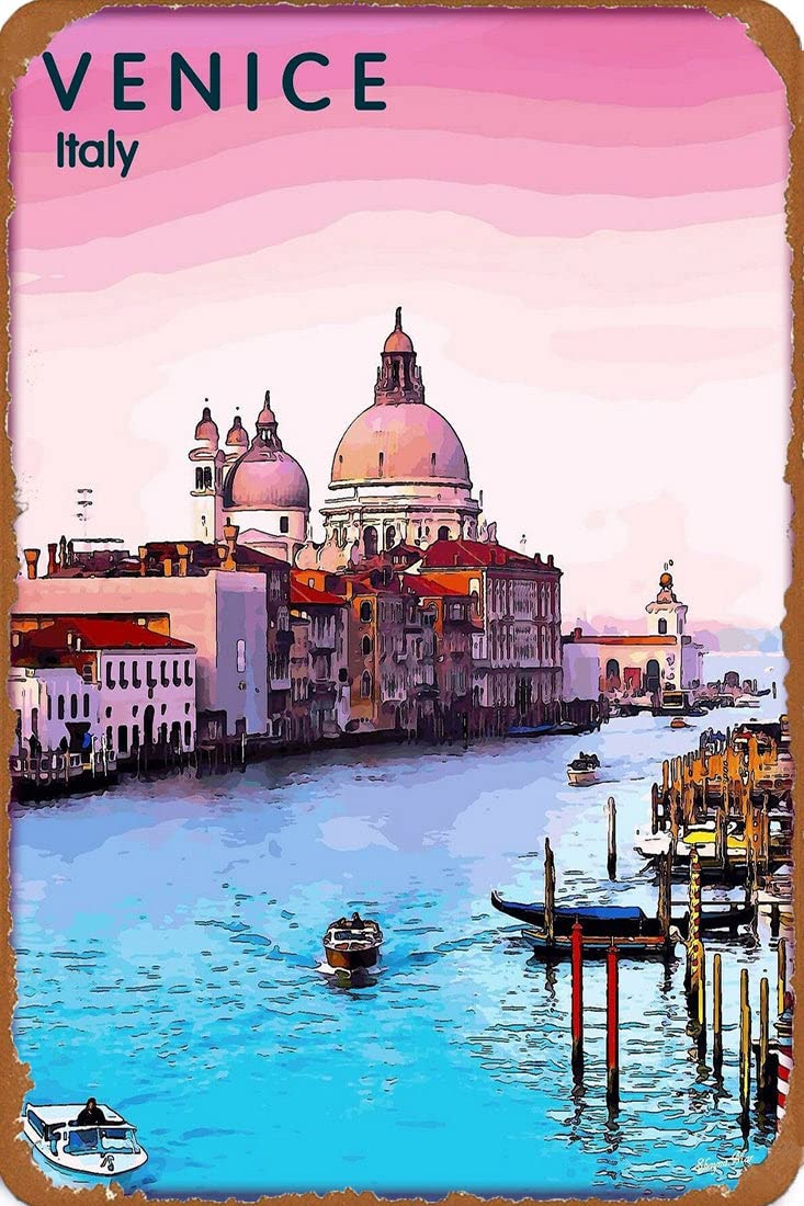 Amazon.co.jp: Muroanmi 素朴な外観の壁飾り額 ヴェネツィア イタリア