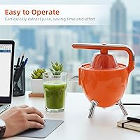 Vista 3 de Electric Citrus Juicer Squeezer, Portable Automatic Juice Squeezer, Pulp Separation, Quickly Extract Juice, Small Electric Juice Machine for Home Use