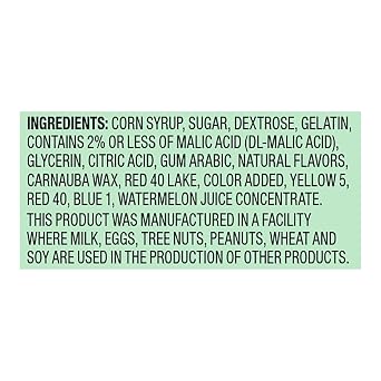 Nerds Holiday Ropes Candy, Individually Wrapped, 0.92 oz, 24 Ct