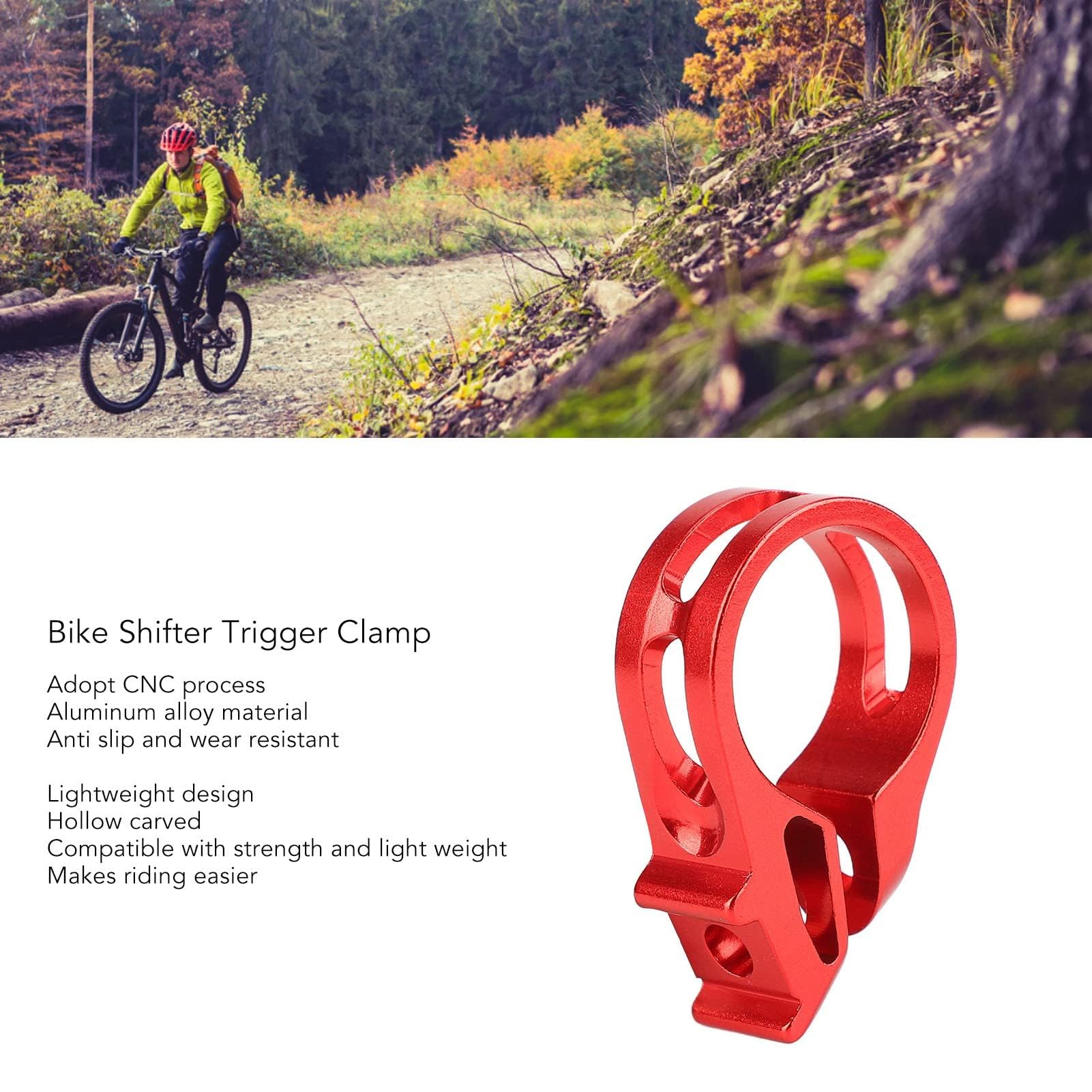 Alomejor Morsetto del Grilletto del Cambio della Bici Morsetto per Bici in Lega di Alluminio Morsetto per Grilletto da 22,2 Mm per X7 X9 X0 XX XO1 XX1