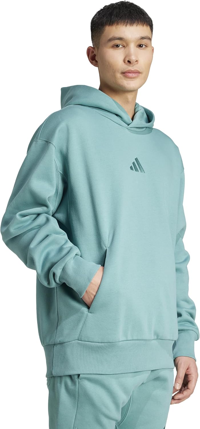 adidas mens All Szn Fleece Loose Hoodie - Image 2