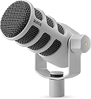 Vista 10 de RØDE PodMic - Micrófono cardioide de transmisión dinámica con soporte de columpio integrado para podcasting, transmisión, juegos y grabación de voz