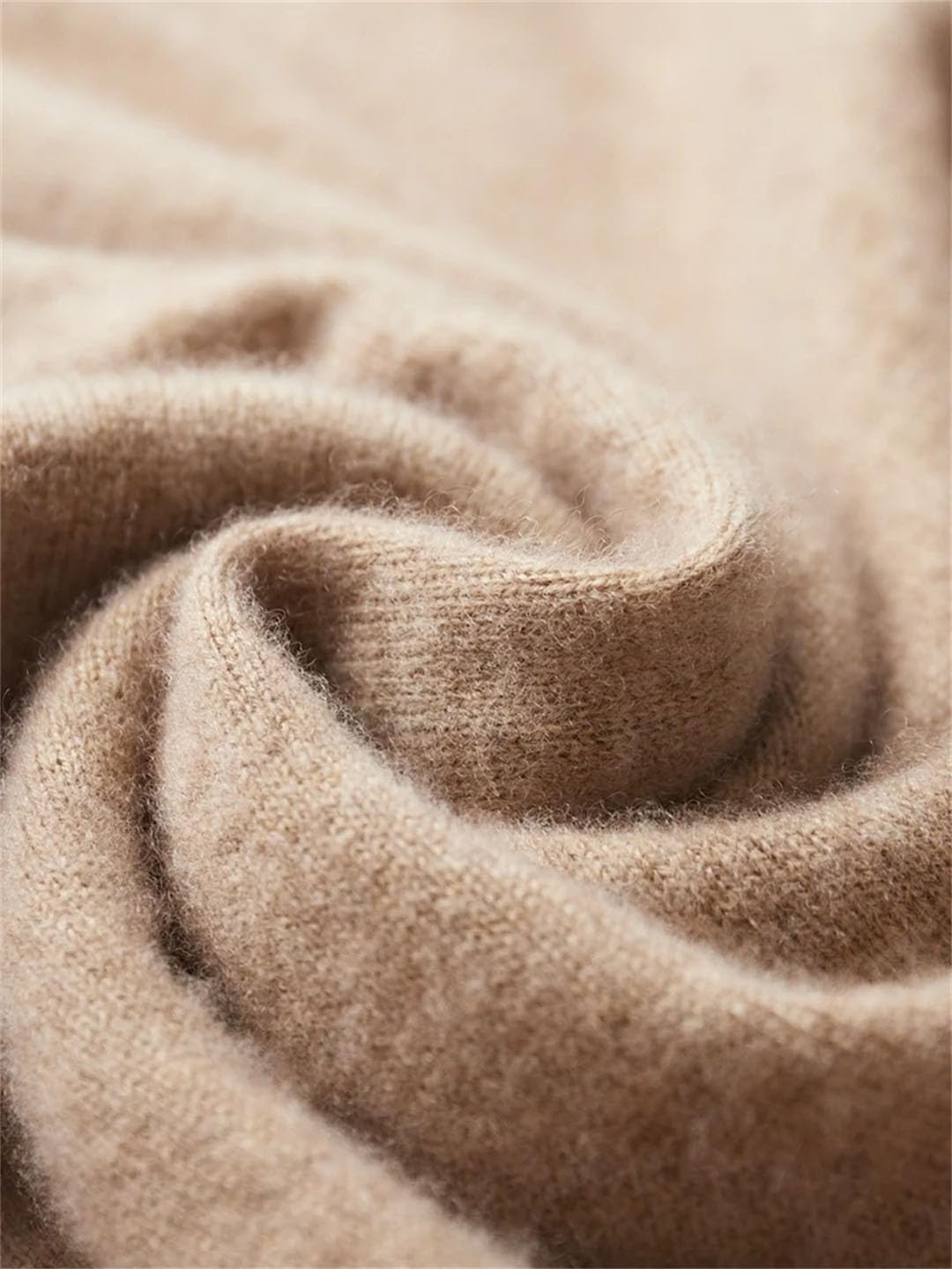 Men's Cashmere Hoodie Sweater 100 Percent Merino Wool Hooded Pullover Knitwear Soft Jumpers - Image 4