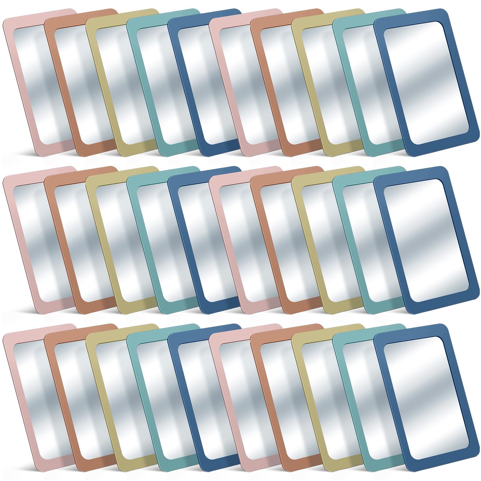 Miroirs incassables enfants Dandat : 30 miroirs pour travaux manuels et salle de bain crèche