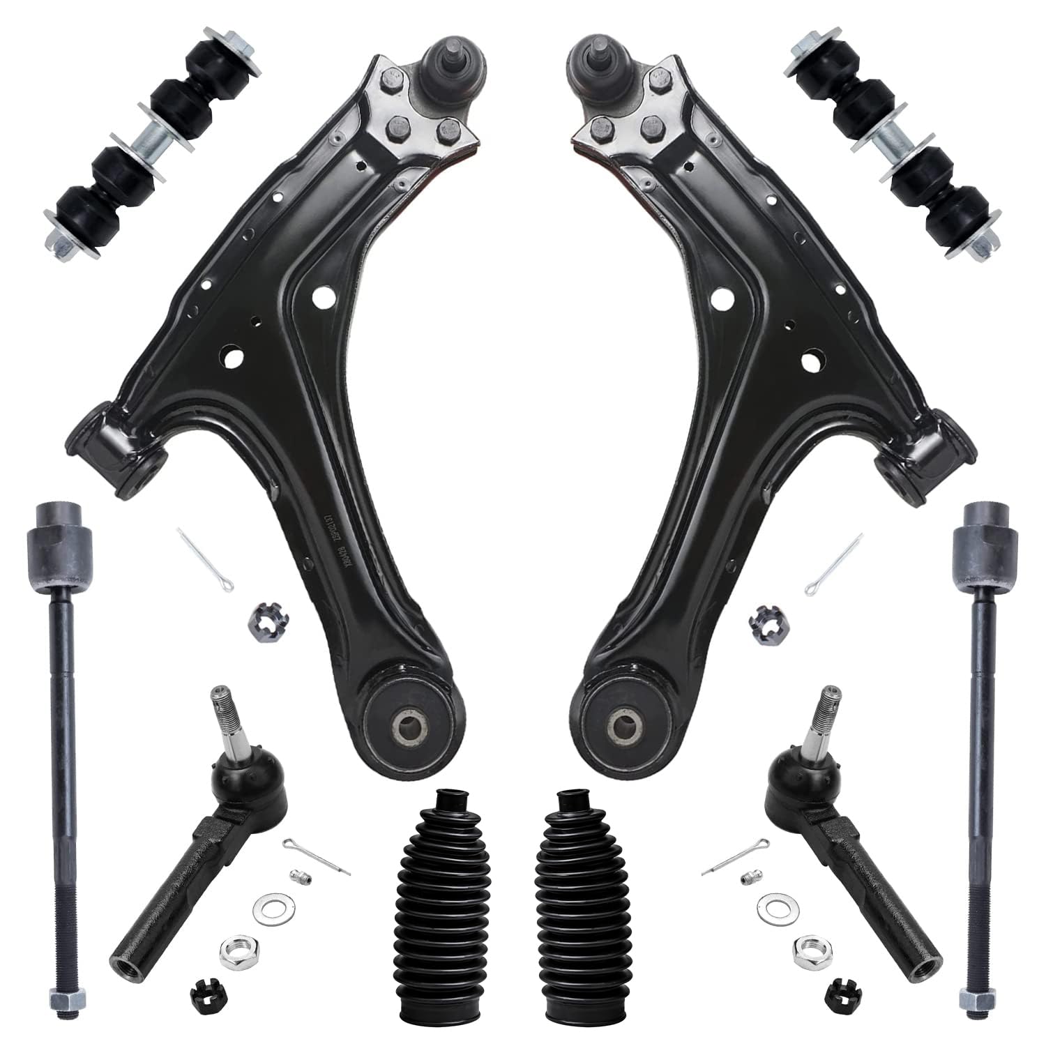 Detroit Axle - Front End 10pc Suspension Kit for Chevy Malibu Classic