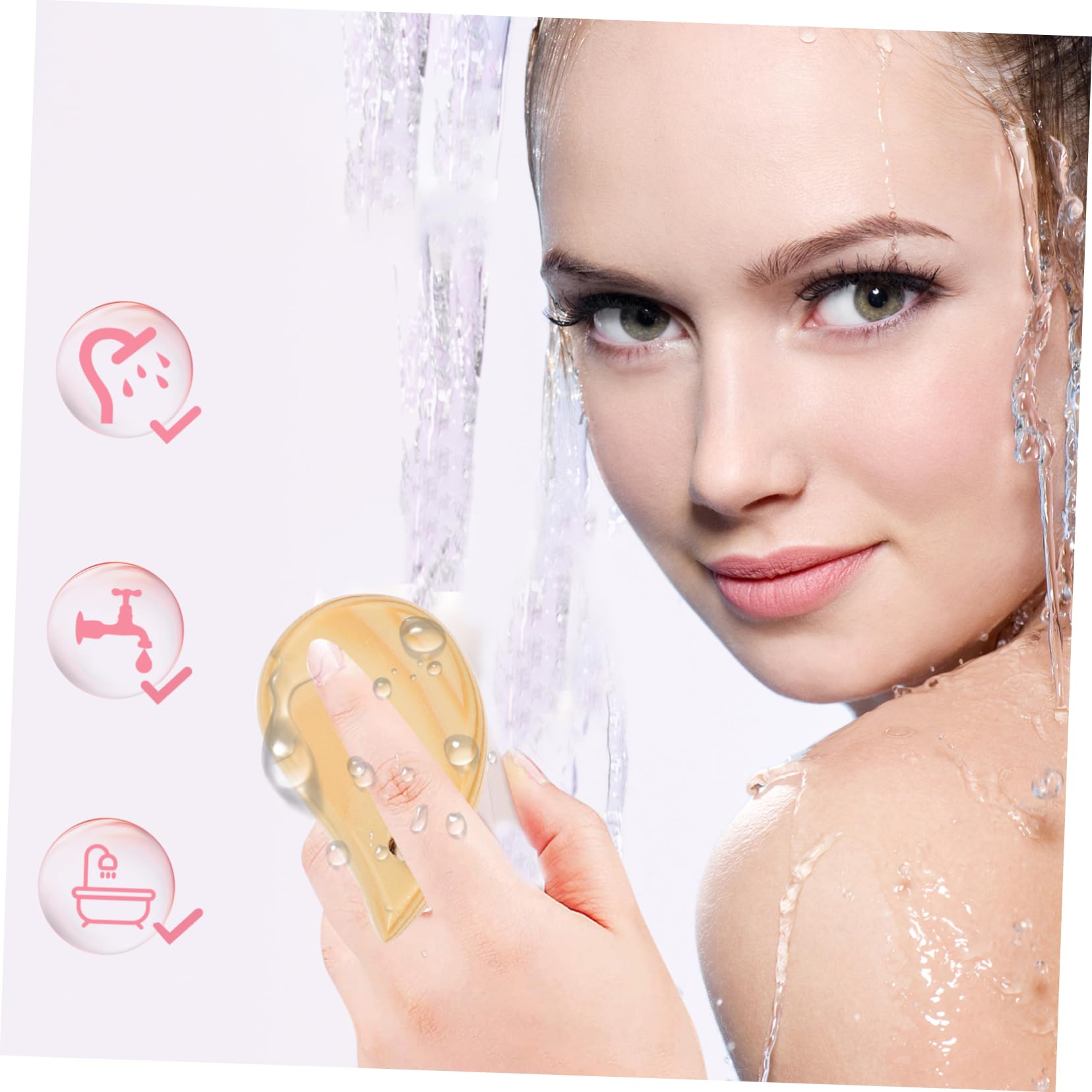 FOYTOKI Wooden Face Brush Gentle and Dense Skin Clean Facial Cleansing Scrubber for Daily Use