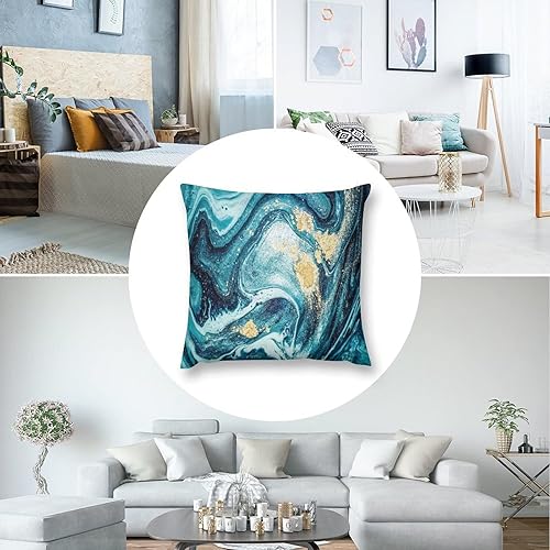 Miniatura 5 de Fundas de almohada decorativas de 20 x 20 pulgadas: 1 paquete de funda de almohada cuadrada de felpa suave y acogedora para decoración del hogar de