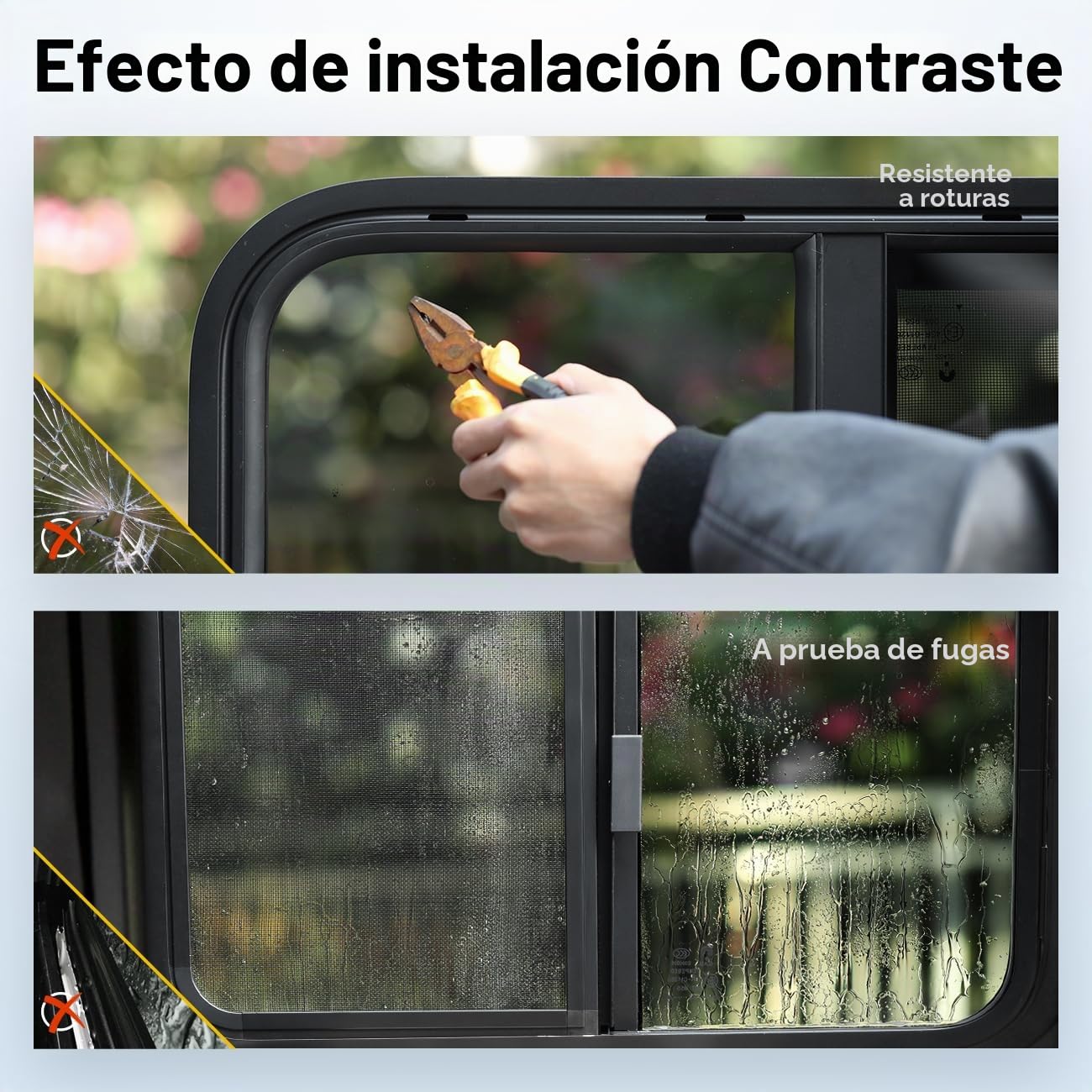 GEARMONSTER Ventana lateral para caravana, ventana deslizable para autocaravana, ventana tintada para remolque, ventana RV, ventana para autocaravanas, remolques 700x400mm ventana para remolque