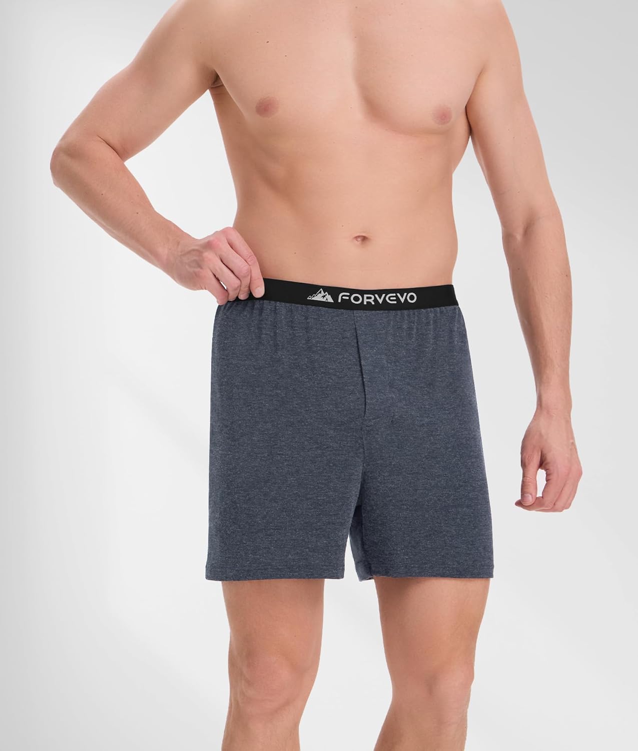 2 Pack Mens Merino Wool Boxer Briefs, Breathable Men's Wool Underwear, Comfortable Long leg Stink Free Tagless Boxers - Image 2