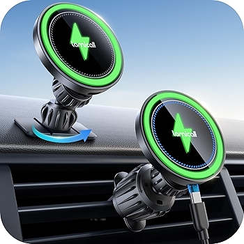 Lamicall 15W MagSafe车载无线充电支架，适用于iPhone 16 Pro/Plus/D系列等