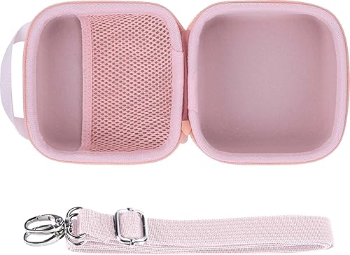 Funda de almacenamiento compatible con cámara instantánea Fujifilm Instax Mini 12/11 (funda rosa rubor)