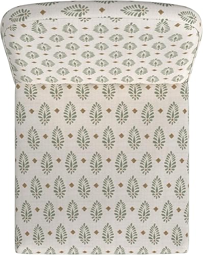 Miniatura 7 de HomePop Classic Parsons Silla de comedor, medallón de cachemira salvia (paquete individual)