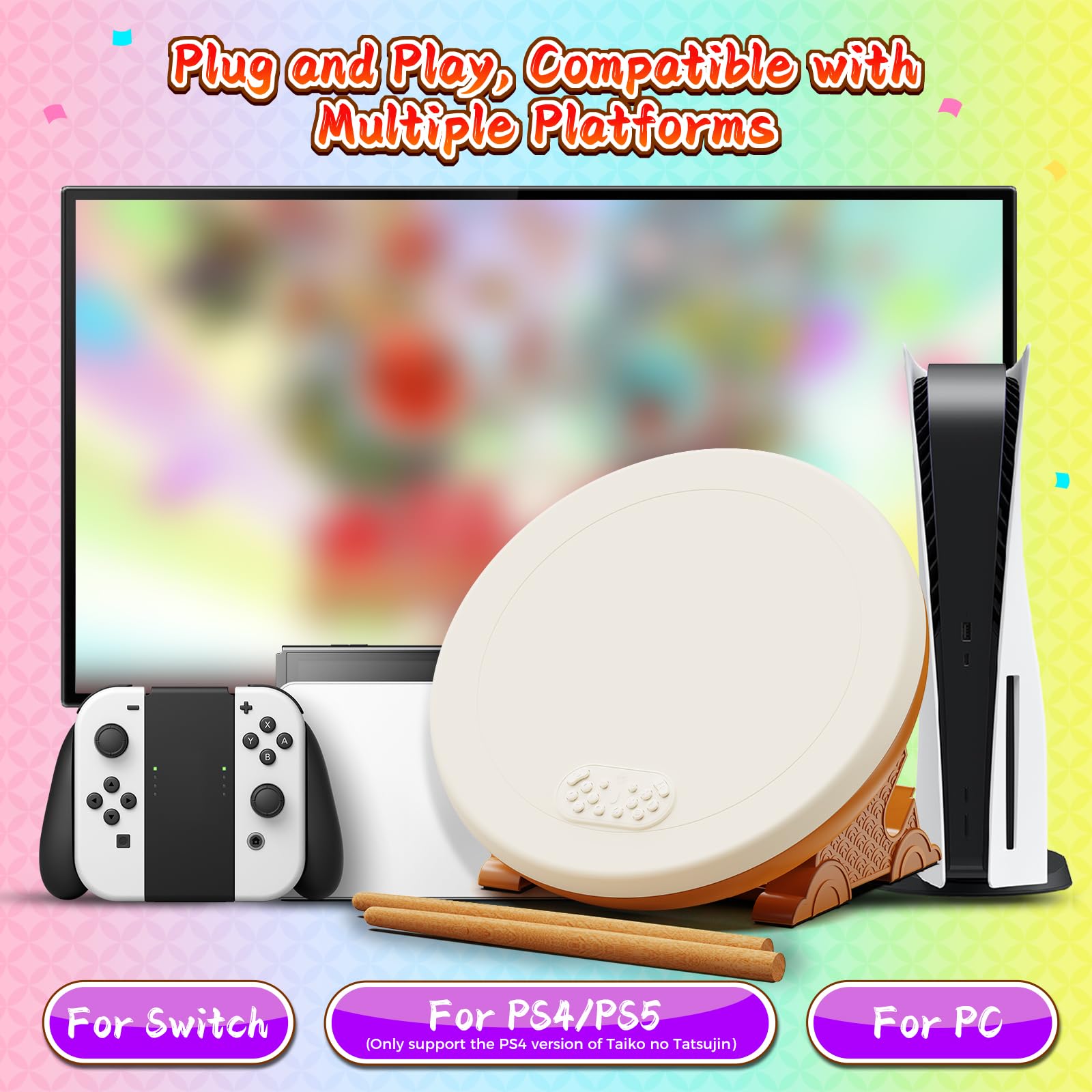 その他 IINE Professional Taiko Drum Pro Max Amazon.com: IINE Professional Taiko Drum Controller Pro Max, Taiko