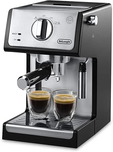 De'Longhi 15-Bar Pump Espresso Machine with Milk Frother & Temperature