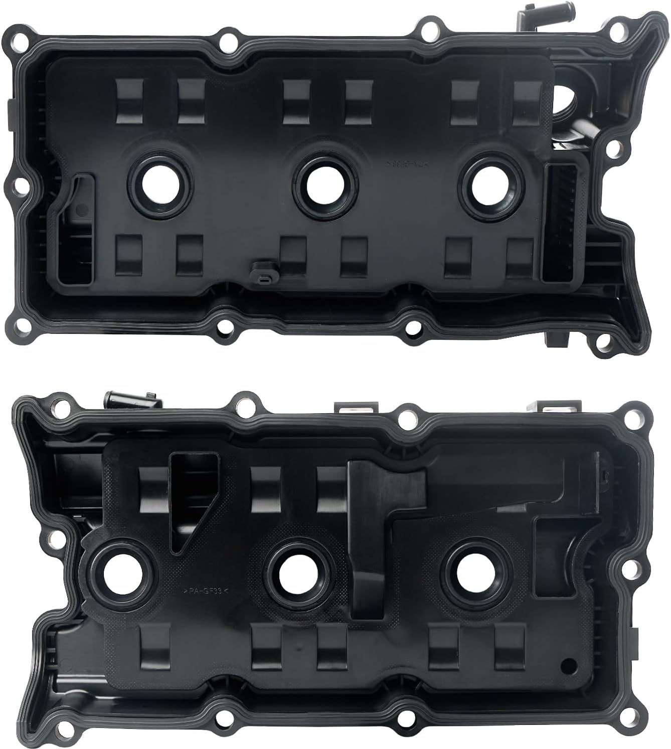 LEMASSON Pair Left Right Engine Valve Covers Compatible with 2005-2019 Nissan Frontier 2005-2015 Xterra 2005-2012 Pathfinder 2012-2019 NV1500 NV2500 NV3500 4.0L Replace 13264-EA200 13264-EA210
