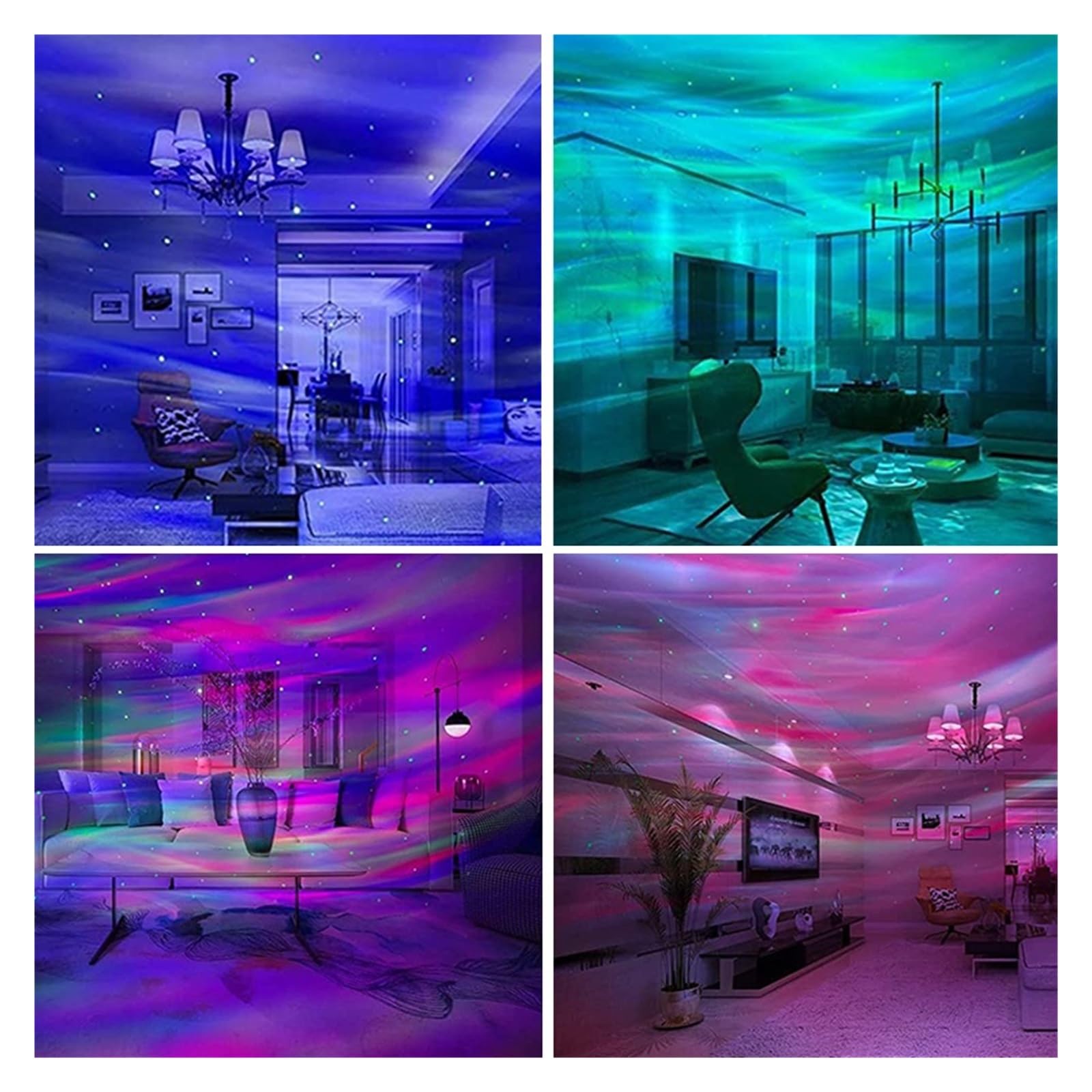 14 Kolorów LED Galaxy Projektor Bluetooth Muzyka Głośnik Aurora Lampa Projekcyjna Pilot Sypialnia Lampka Nocna Do Snu Dziecka StwóRz Atmosferę