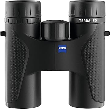 ZEISS Terra ED Binoculars 8x32 Waterproof, and Fast Focusing with Coated Glass for Optimal Clarity in All Weather Conditions for Bird Watching, Hunting, Sightseeing, Black