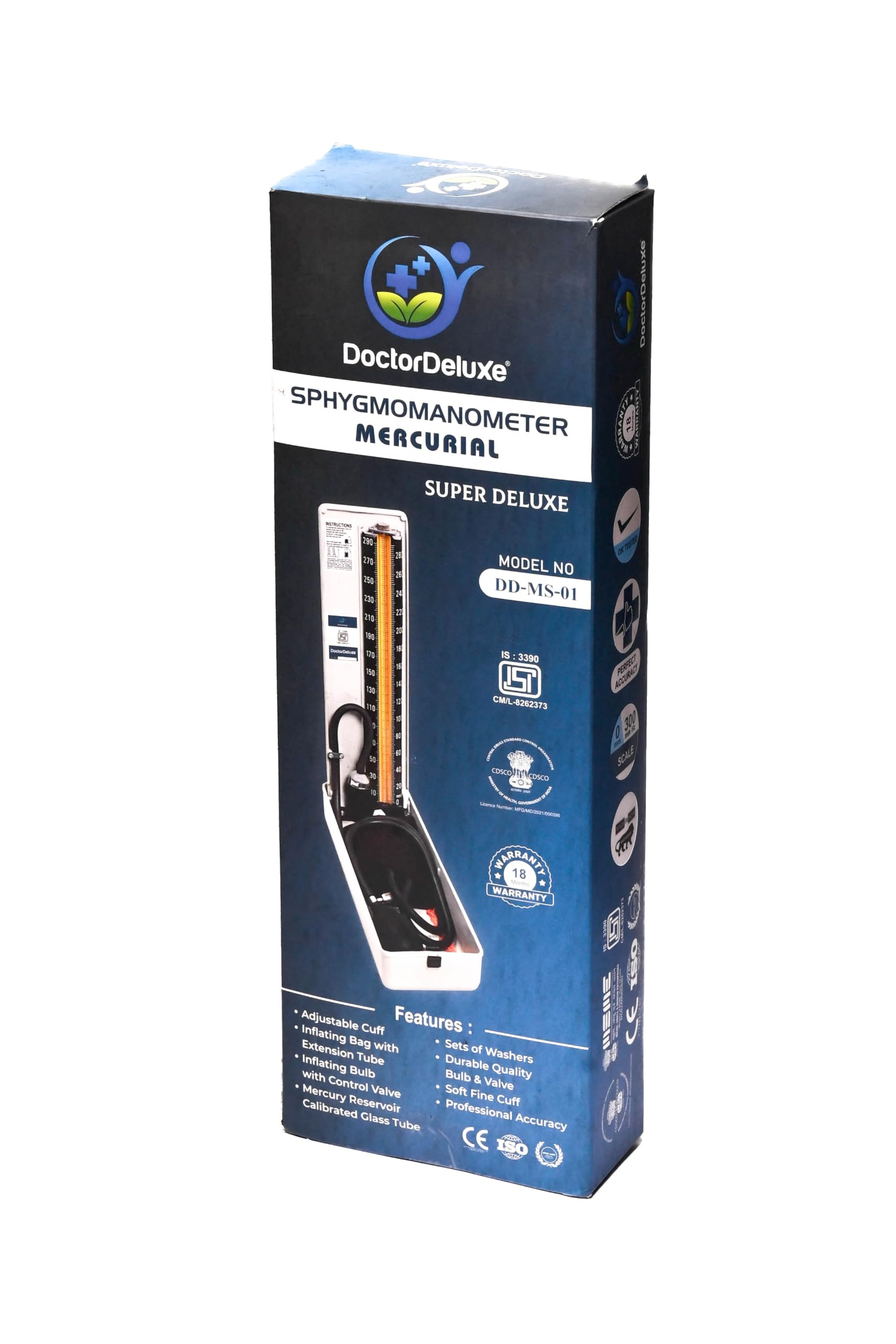 骨董品　Deluxe Mercurial Sphygmomanometer DoctorDeluxe Mercurial Sphygmomanometer Super Deluxe DD-MS-01