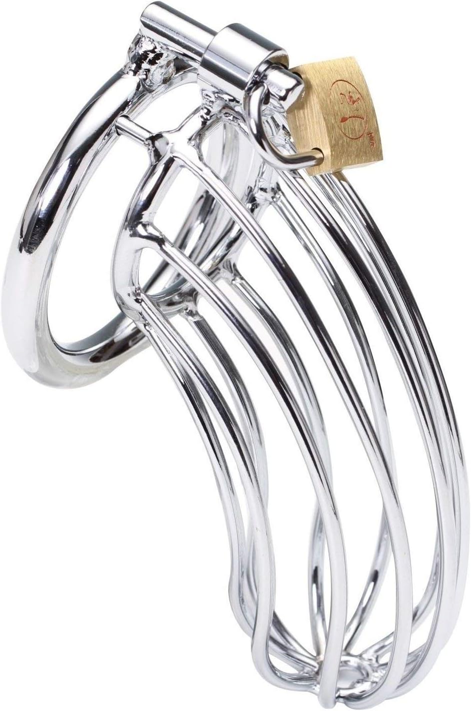 Greymond Male Briefs Chástí-ty Dëvîce, Metal Cöçk Cage for Male Breathable Underwear (50mm)