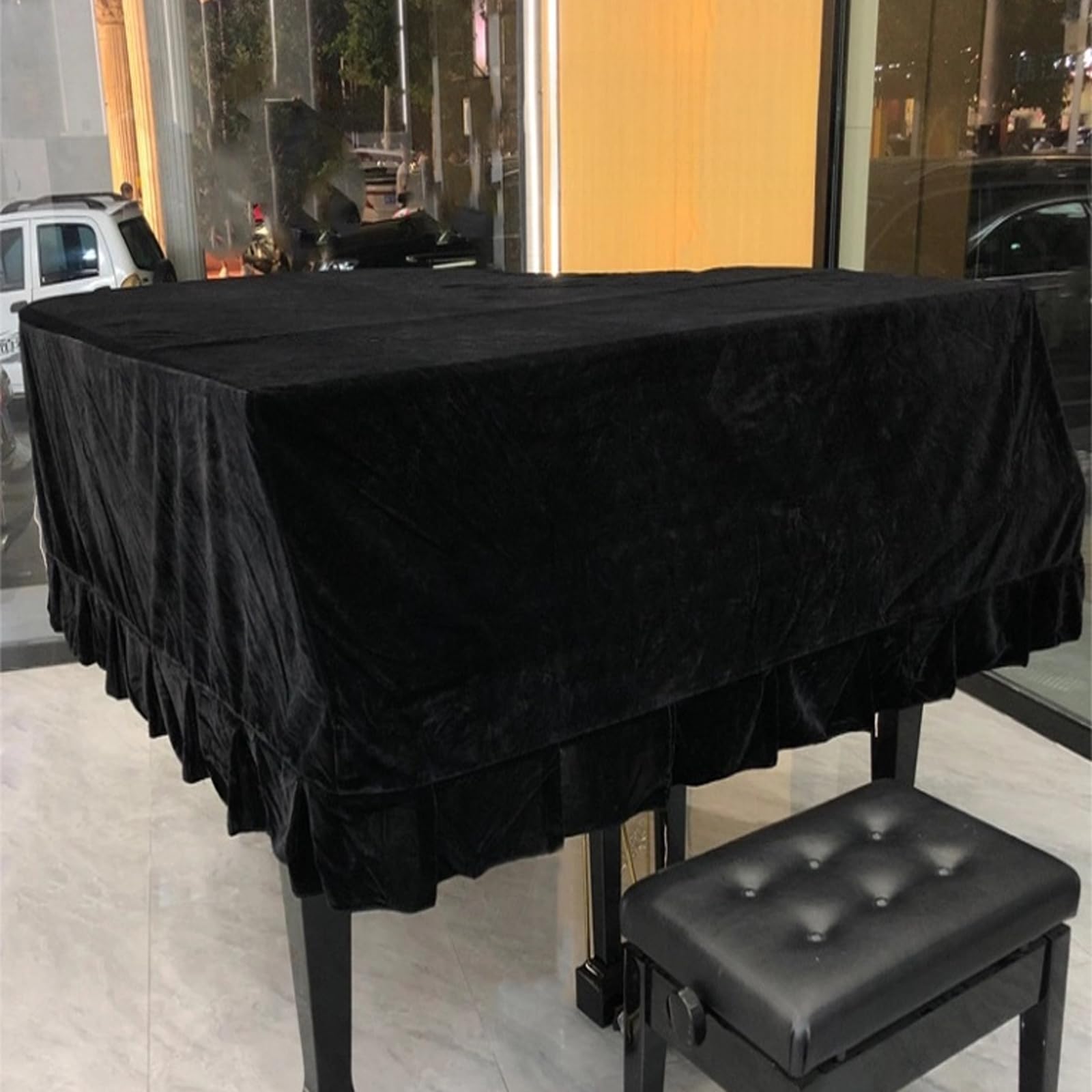 Copertura per pianoforte, impermeabile, antipolvere, per pianoforti a coda, resistente all'umidità e alla polvere, ideale per principianti pianisti e artisti