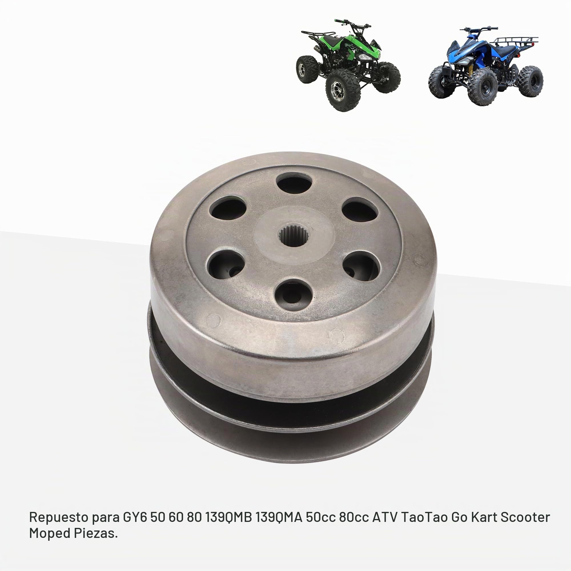 GOOFIT Montaje completo del embrague Reemplazar Para 50cc 60cc 80cc Gy6 Qmb139 Engines Parts Scooter Moped
