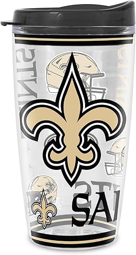 Miniatura 93 de Rico Industries NFL - Vaso de fútbol americano de doble pared, 16 onzas, tapa W