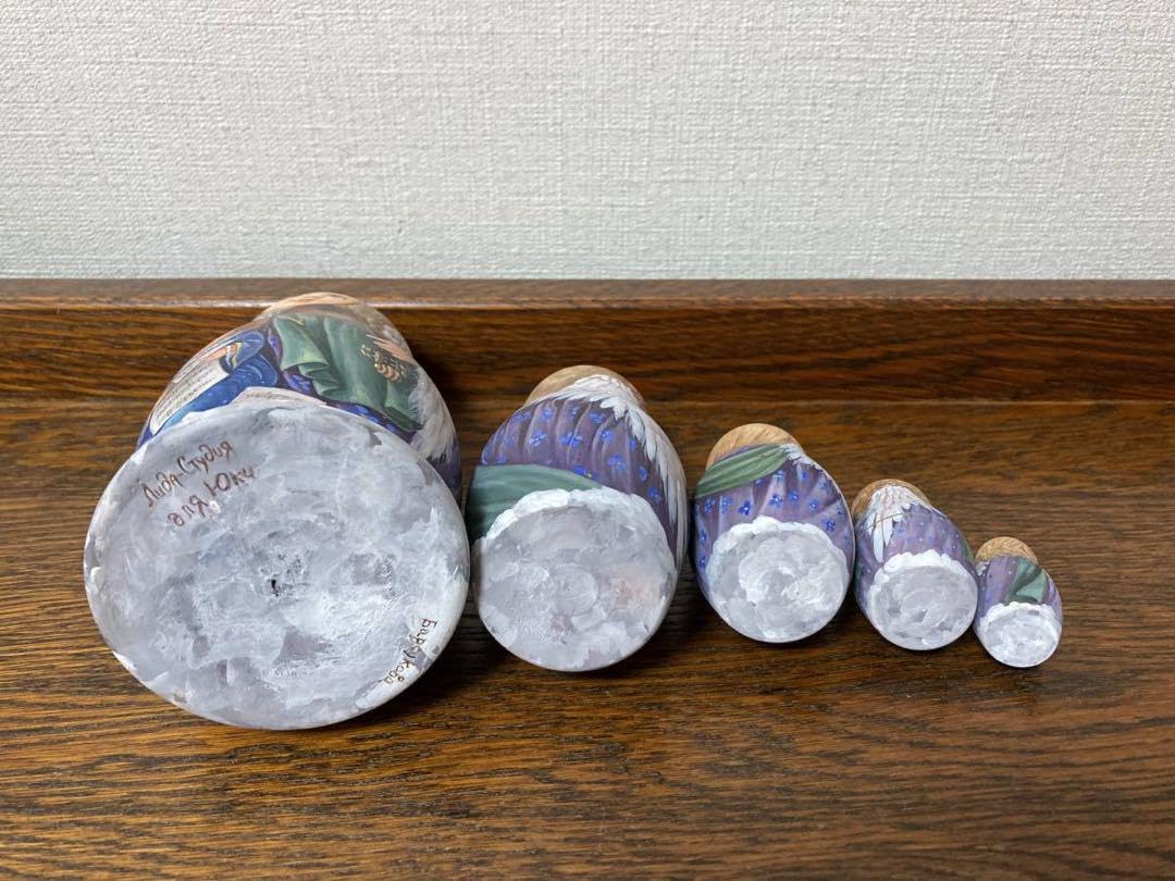 リダ工房・物思いにふける天使 Amazon | ロシア雑貨天使マトリョーシカ