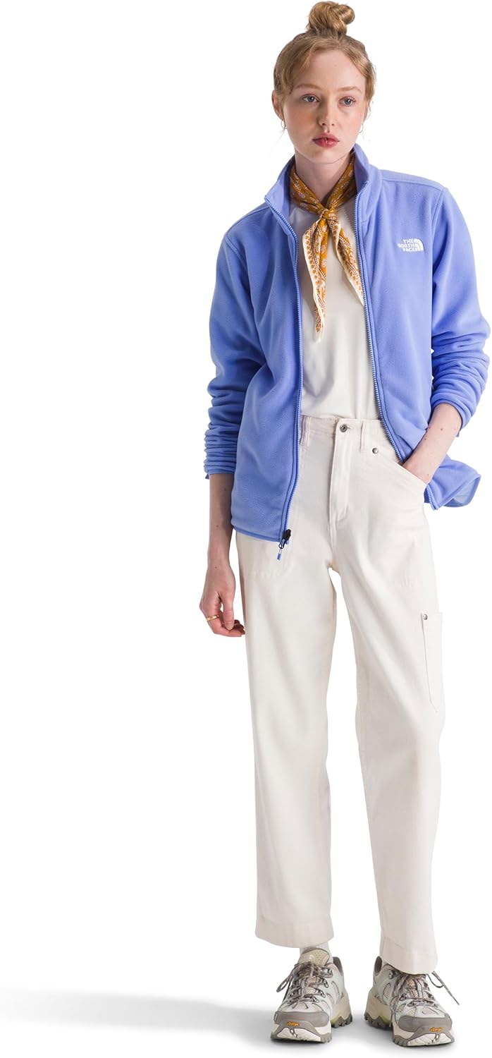 The North Face womens Glacier Fleece Jacket (Standard & Plus Size) - Soft Pullover With Zippered Hand Pockets - Image 3