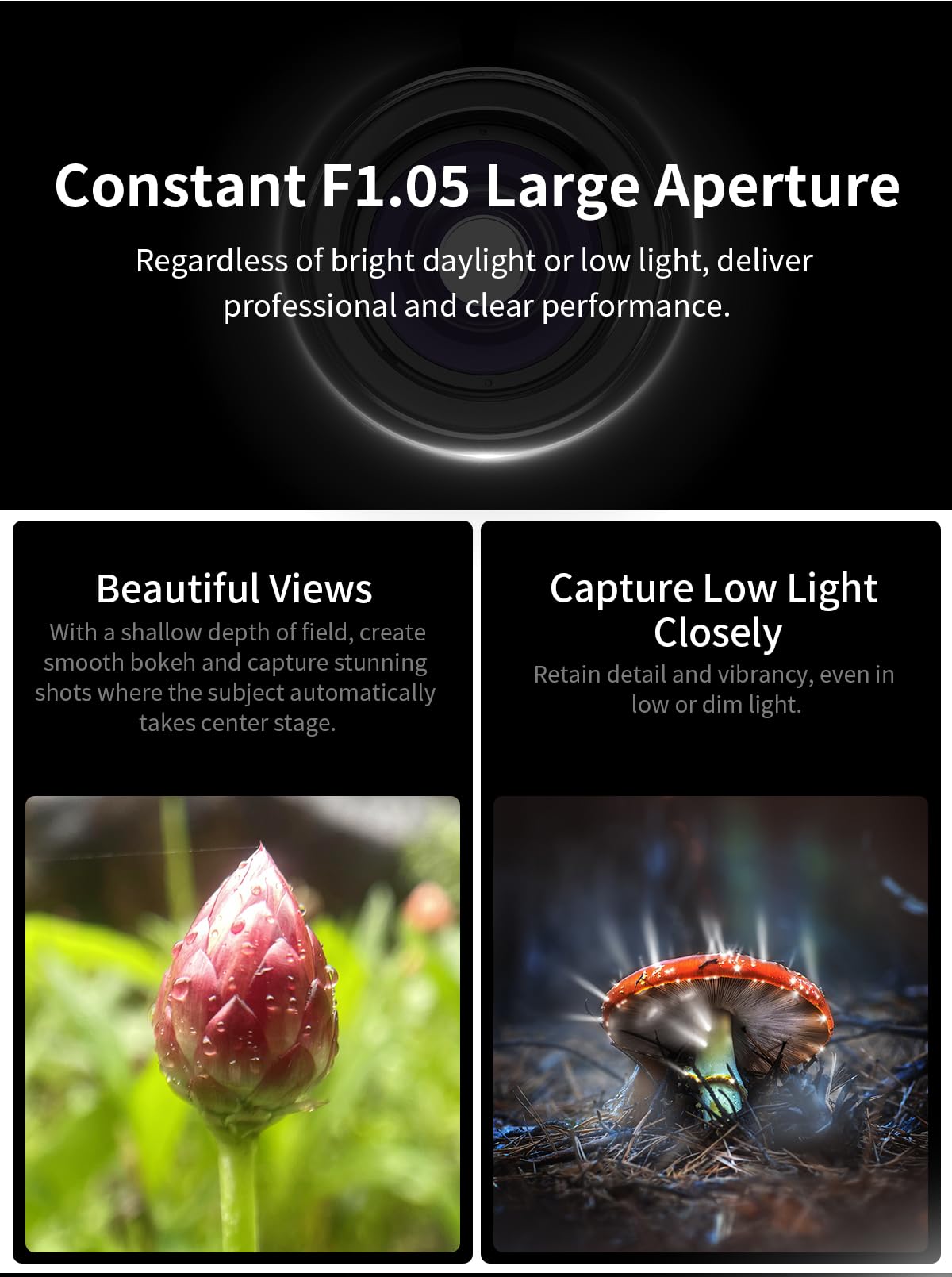 Professionelle 10-20X Zoom Makro-Objektiv für iPhone, Makrofotografie Objektiv + CPL Filter mit Universal-Clip für iPhone Samsung und die meisten Android Smartphone