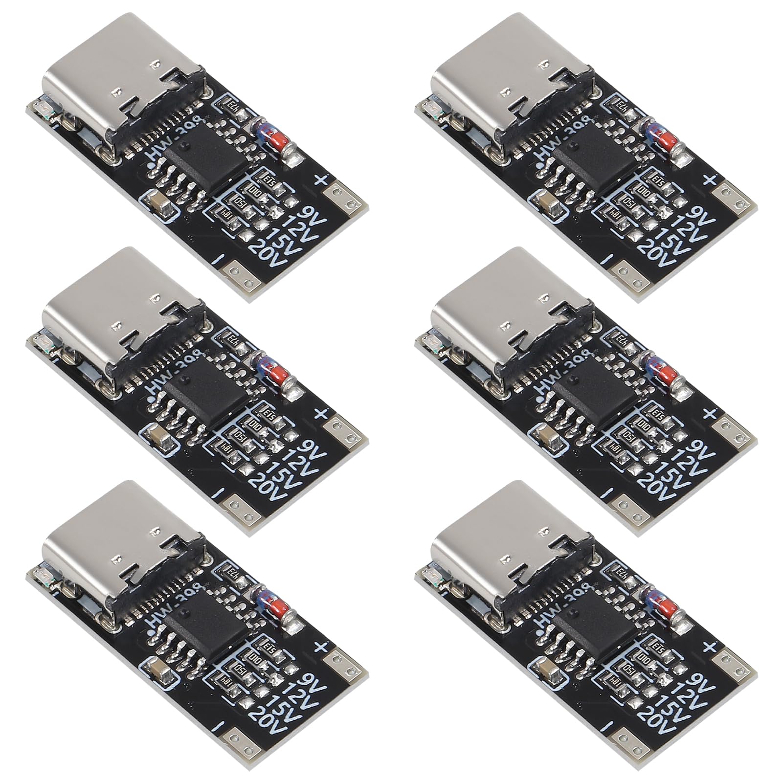 10 Moduli Caricabatterie USB-C 12V PD/QC – Scheda Di Ricarica Rapida Boost - Nuovi