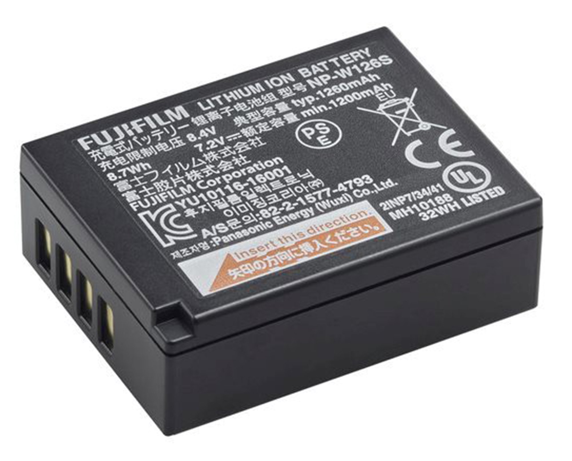 Fujifilm Objectif XF-16 mm/F1.4 R WR Noir & NP-W126s Pack de Batterie pour Hybride série X Noir