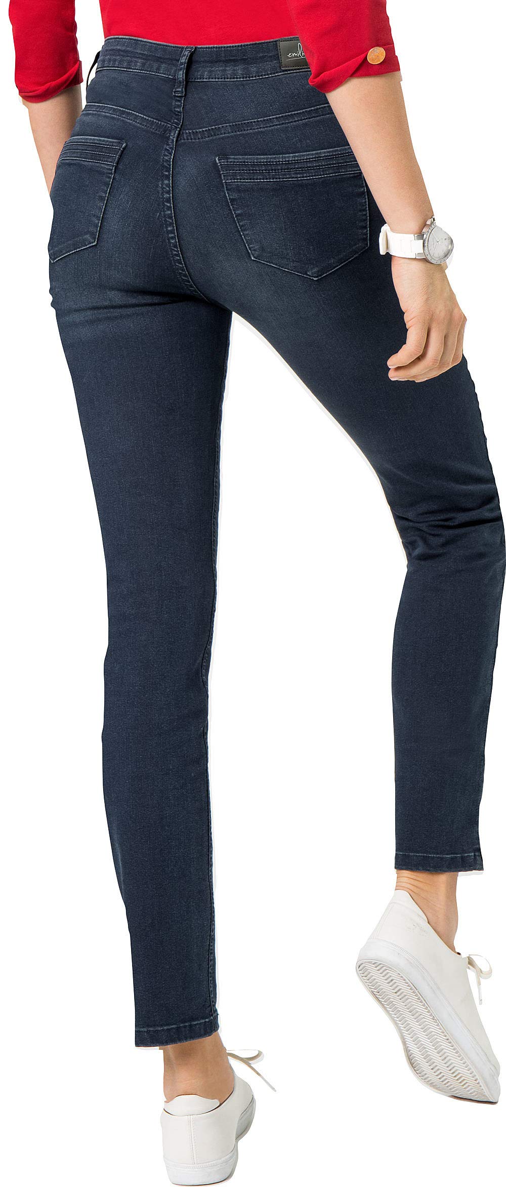 Emilia Parker Damen Superstretch Jeans in Mehreren Farben, mit geradem Beinverlauf, Bequeme Jeanshose mit Stretch, praktische Five-Pocket-Ausführung, Damenbekleidung, Gr. 18-46