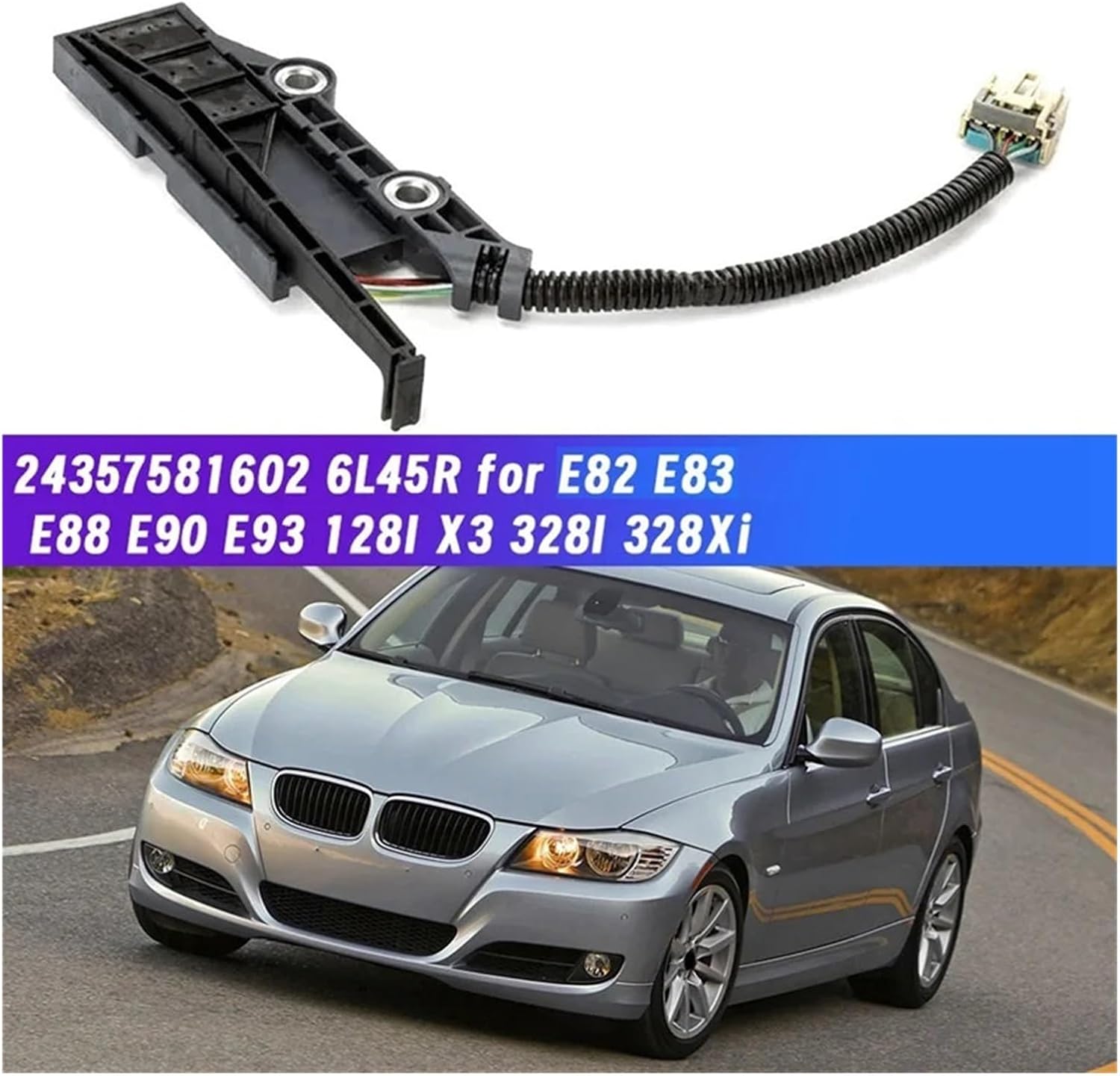 Transmission Neutral Switch Position Sensor 24357581602 6L45R Fit for BMW E82 E83 E88 E90 E93 128I X3 328I 328Xi 6L45