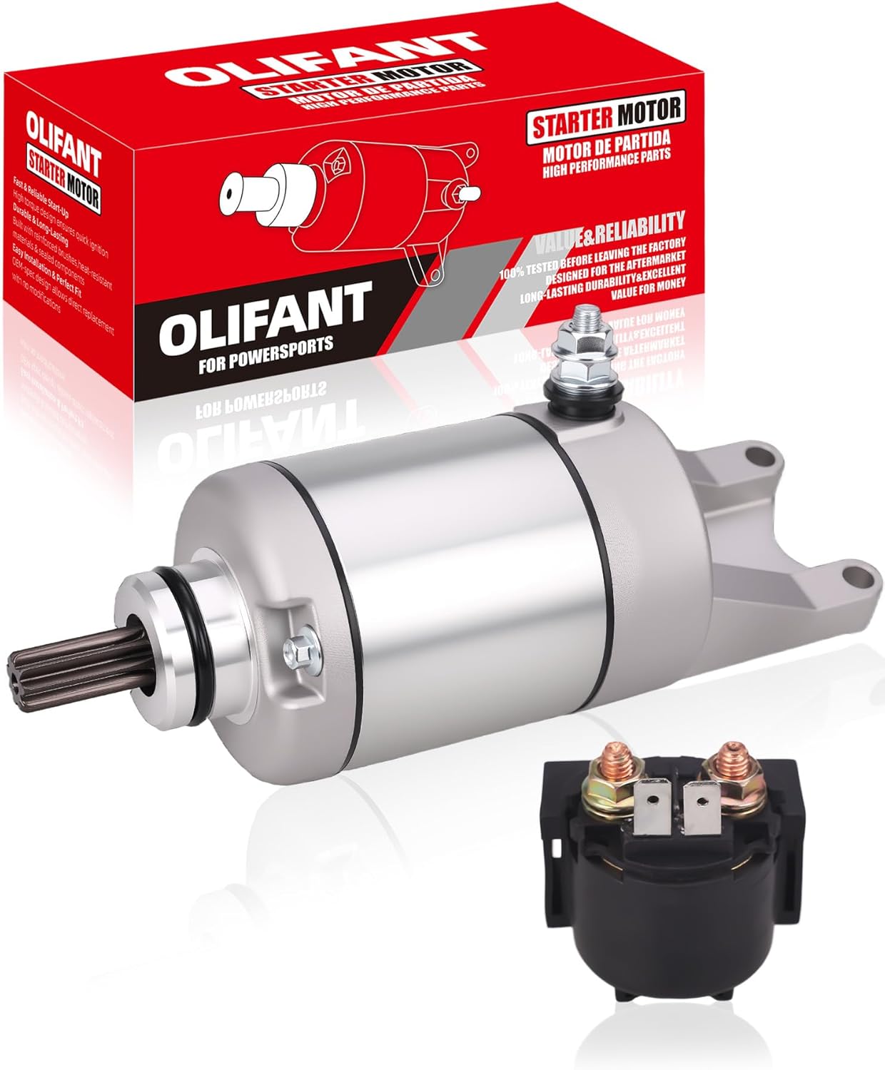 Starter Motor for Kawasaki Prairie 360 2003-2008 4X4 KVF360 21163-1328 Olifant
