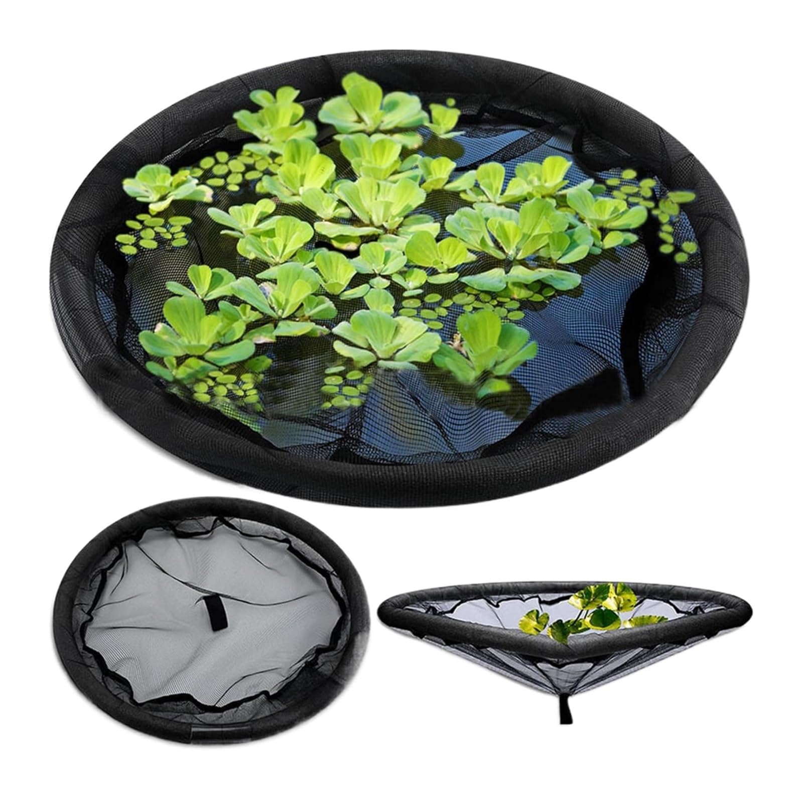 Barrière flottante en forme de flore pour poissons 80 cm protection plantes flottantes étang