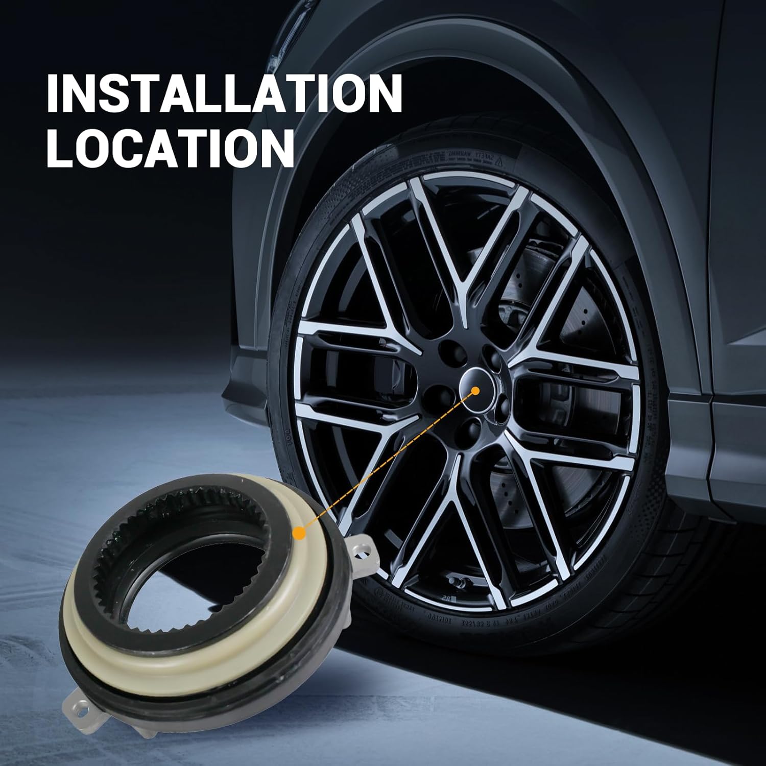 PAROD 2Pack 600-105 7L1Z-3C247-A 4x4 4WD/AWD Front Auto Locking Hub Actuator Compatible with 2003-2015 Ford Expedition/Lincoln Navigator, 2004-2015 F-150, 2006-2008 Lincoln Mark LT