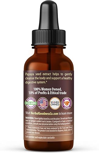 Miniatura 2 de Semillas de papaya de 1 oz Superalimento rico en nutrientes para la salud digestiva y desintoxicación crudas, sin OMG y sin procesar Tu viaje de